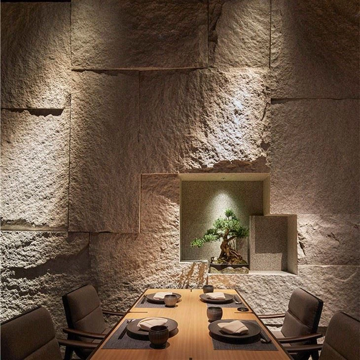 Devine djondjon wòch fleksib pou enteryè enteryè